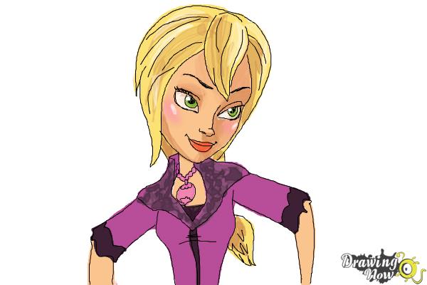 How to Draw Sabrina from Sabrina Secrets Of a Teenage Witch - Step 11