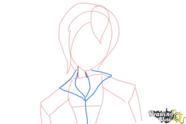 How to Draw Sabrina from Sabrina Secrets Of a Teenage Witch - Step 5