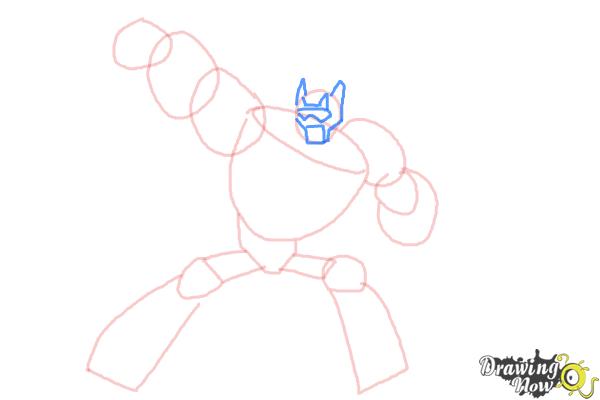 How to Draw Blades from Transformers Rescue Bots - Step 5