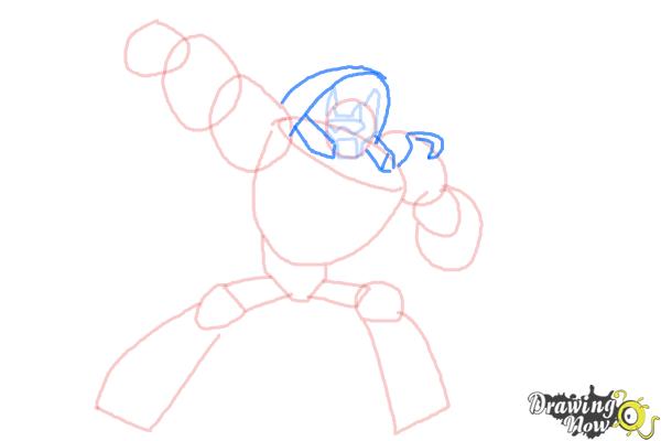 How to Draw Blades from Transformers Rescue Bots - Step 6