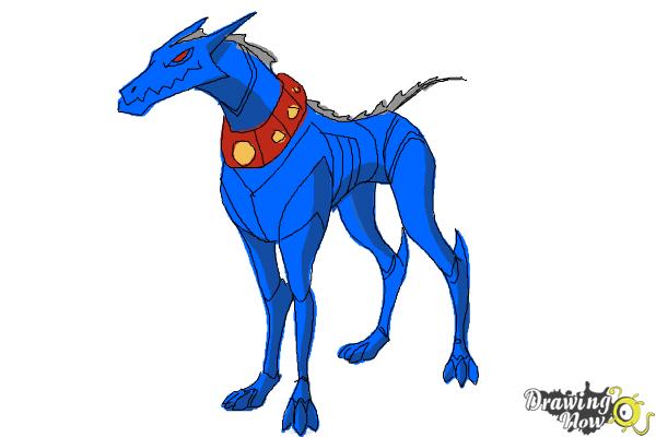 How to Draw Khyber'S Dog from Ben 10 Omniverse - Step 10