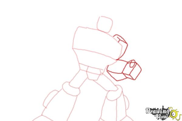 How to Draw Heatwave from Transformers Rescue Bots - Step 5