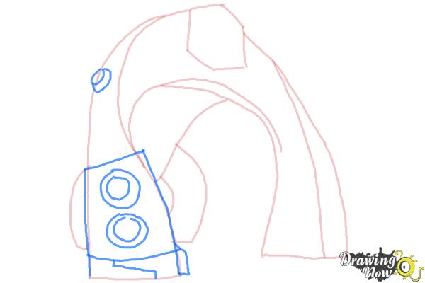 How to Draw Bloxx from Ben 10 Omniverse - Step 5 How to Draw Bloxx from Ben 10 Omniverse - Step 5