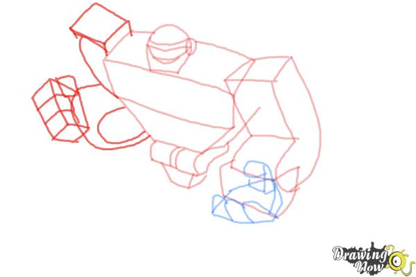 How to Draw Boulder from Transformers Rescue Bots - Step 6