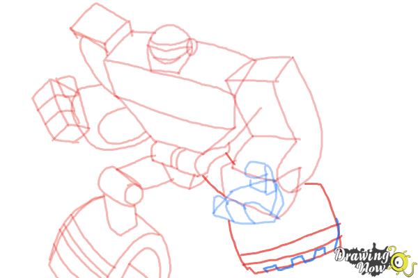 How to Draw Boulder from Transformers Rescue Bots - Step 8 How to Draw Boulder from Transformers Rescue Bots - Step 8