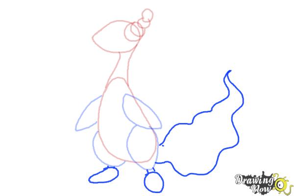 How to Draw Mega Ampharos - Step 5