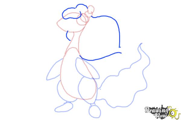 How to Draw Mega Ampharos - Step 6
