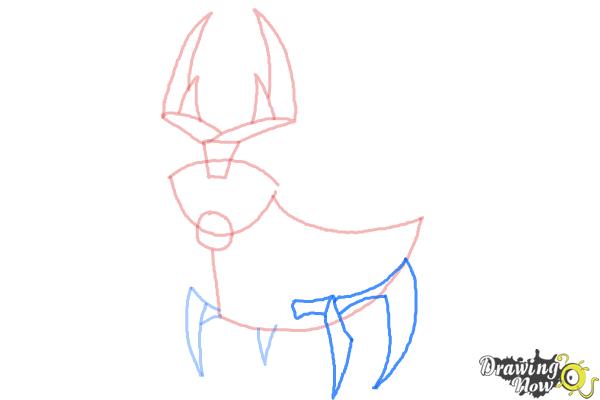 How to Draw Ballweevil from Ben 10 Omniverse - Step 6