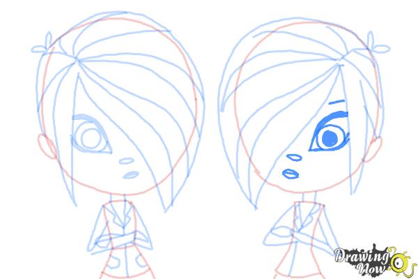 How to Draw The Biskit Twins from Littlest Pet Shop - Step 11