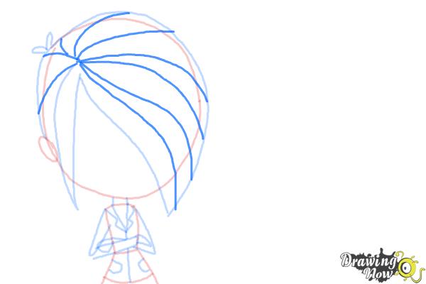 How to Draw The Biskit Twins from Littlest Pet Shop - Step 6