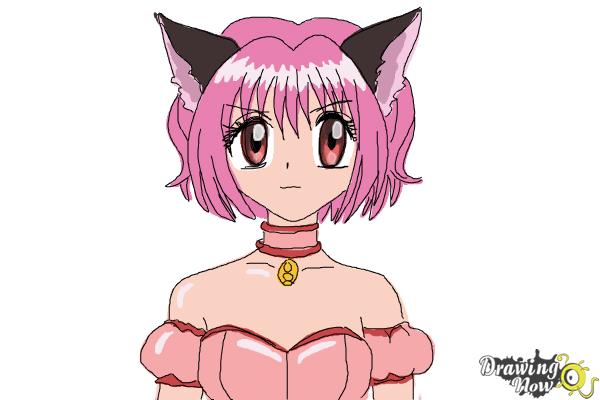 How to Draw Ichigo Momomiya from Tokyo Mew Mew - Step 10