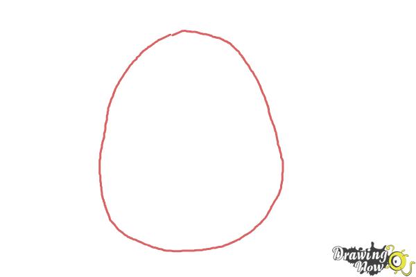 How to Draw a Furby - Step 1 How to Draw a Furby - Step 1