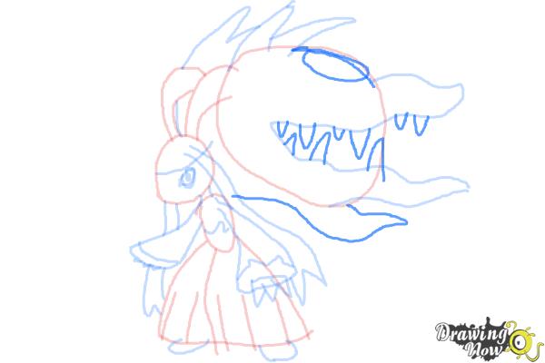 How to Draw Mega Mawile - Step 10