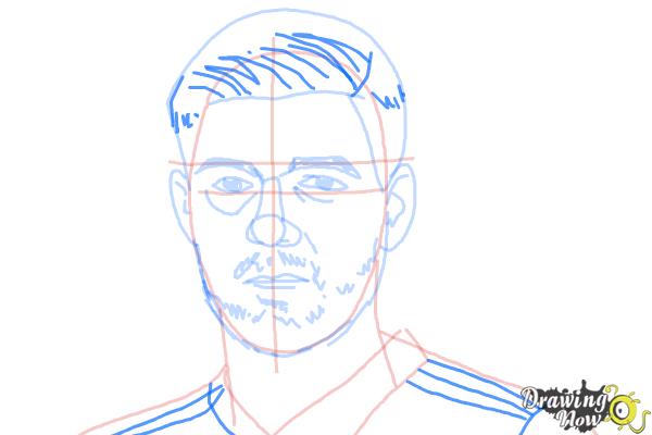 How to Draw Steven Gerrard - Step 8