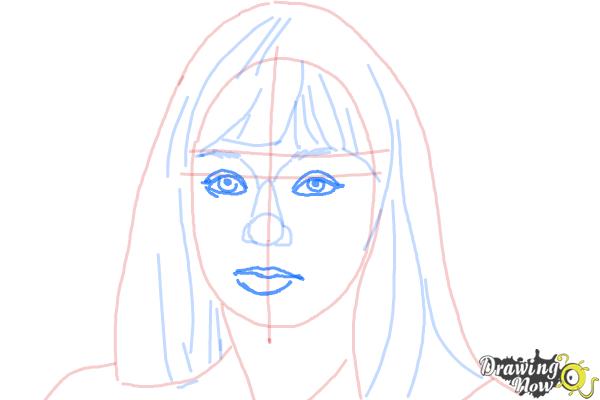 How to Draw Maddie Ziegler - Step 7