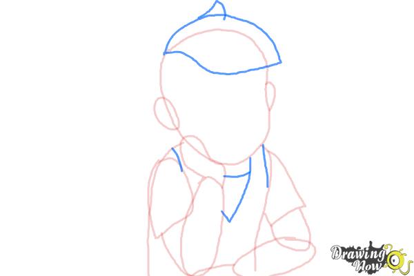 How to Draw Deckard Wizard from Bee And Puppycat - Step 6 How to Draw Deckard Wizard from Bee And Puppycat - Step 6