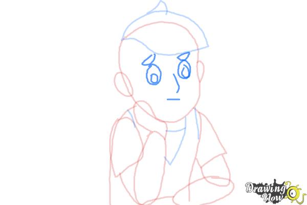 How to Draw Deckard Wizard from Bee And Puppycat - Step 7