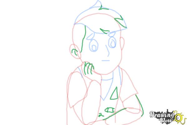 How to Draw Deckard Wizard from Bee And Puppycat - Step 8