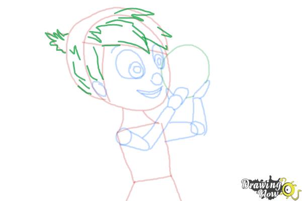 How to Draw Joy from Inside Out - Step 7