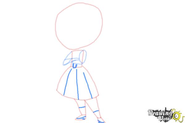 How to Draw Disgust from Inside Out - Step 4 How to Draw Disgust from Inside Out - Step 4