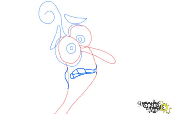 How to Draw Fear from Inside Out - Step 5 How to Draw Fear from Inside Out - Step 5