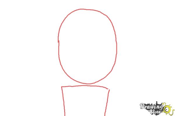 How to Draw Riley from Inside Out - Step 1