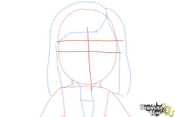 How to Draw Riley from Inside Out - Step 5