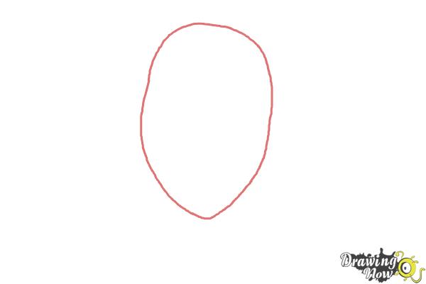 How to Draw Mystogan from Fairy Tail - Step 1 How to Draw Mystogan from Fairy Tail - Step 1