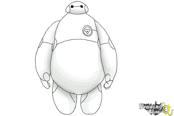 How to Draw Baymax Easy - Step 10