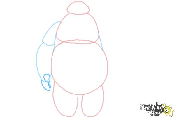How to Draw Baymax Easy - Step 4 How to Draw Baymax Easy - Step 4