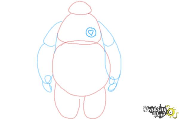 How to Draw Baymax Easy - Step 6