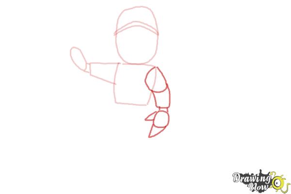 How to Draw Jake from Subway Surfers - Step 3 How to Draw Jake from Subway Surfers - Step 3
