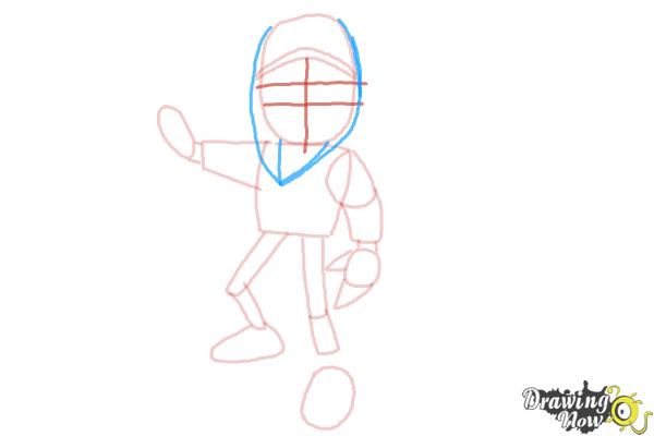 How to Draw Jake from Subway Surfers - Step 5 How to Draw Jake from Subway Surfers - Step 5