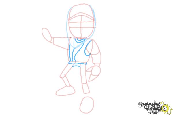 How to Draw Jake from Subway Surfers - Step 6