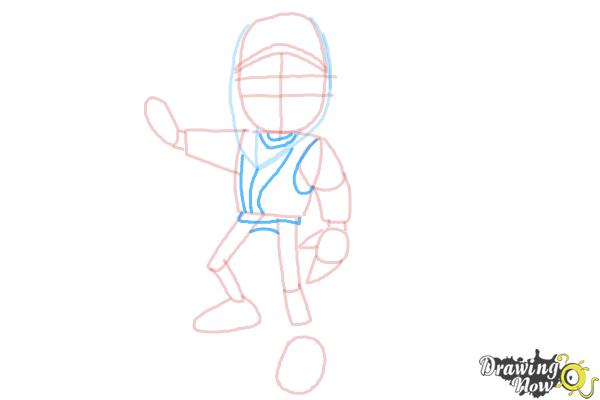 How to Draw Jake from Subway Surfers - Step 6 How to Draw Jake from Subway Surfers - Step 6