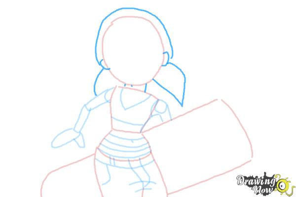 How to Draw Tricky from Subway Surfers - Step 6