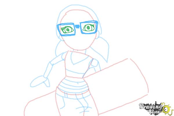 How to Draw Tricky from Subway Surfers - Step 7