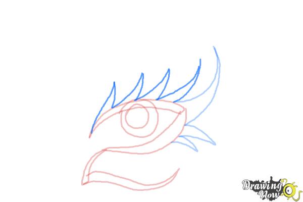 How to Draw a Tribal Eye - Step 5