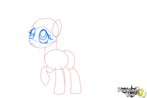 How to Draw Fluttershy, Saddle Rager from Power Ponies - Step 6