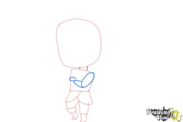 How to Draw Chibi Kristoff from Frozen - Step 5