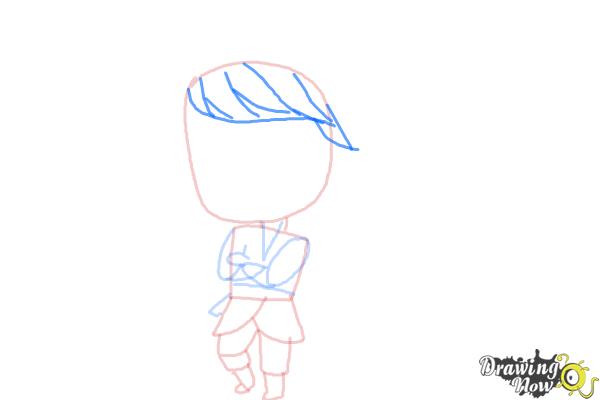 How to Draw Chibi Kristoff from Frozen - Step 7