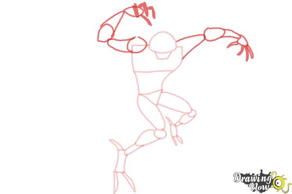 How to Draw Ultimate Big Chill from Ben 10 - Step 6 How to Draw Ultimate Big Chill from Ben 10 - Step 6