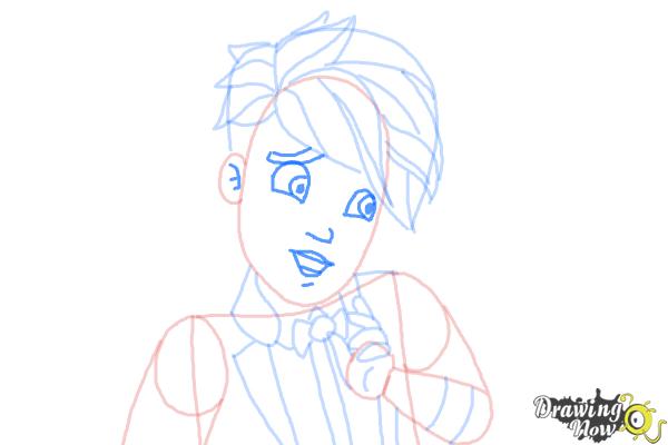 How to Draw Gus Crumb, Son Of Gretel from Ever After High - Step 9