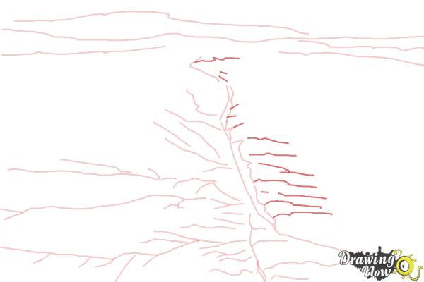 How to Draw The San Andreas Fault - Step 5