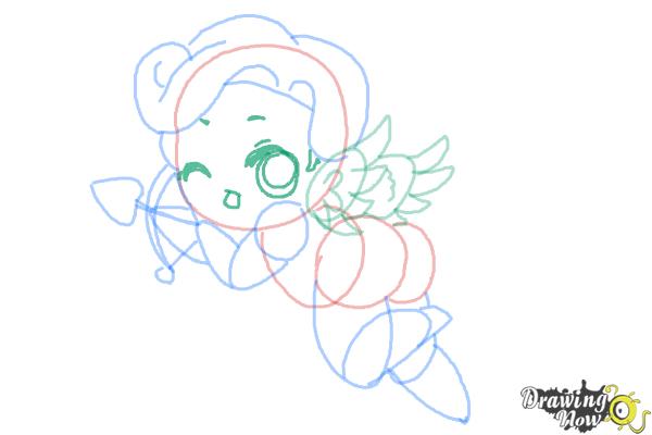 How to Draw Chibi Cupid - Step 9