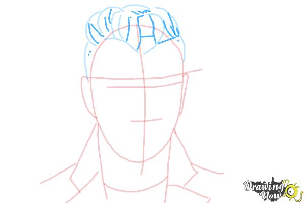 How to Draw Sam Smith - Step 6