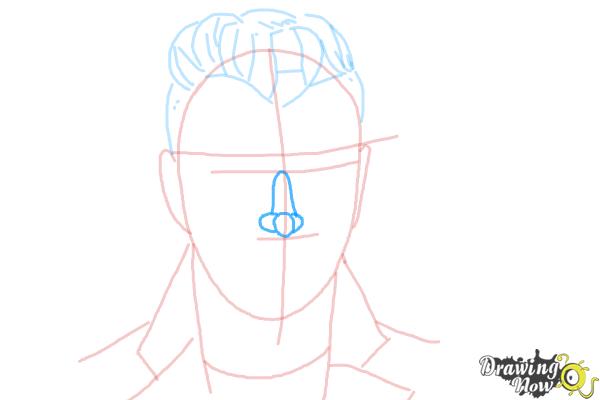 How to Draw Sam Smith - Step 7