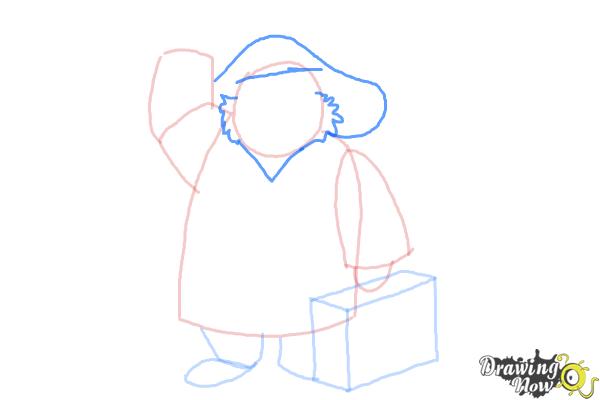 How to Draw Paddington Bear - Step 6