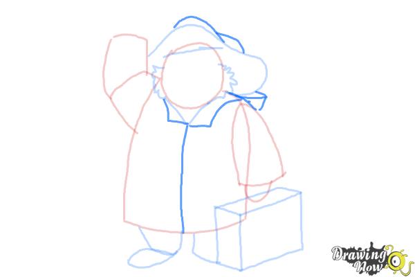 How to Draw Paddington Bear - Step 7