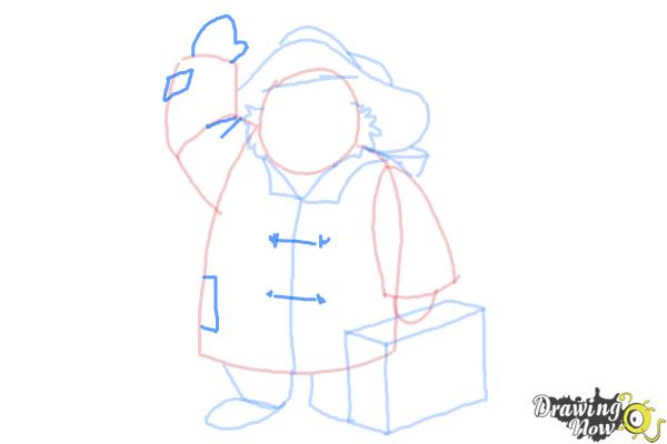 How to Draw Paddington Bear - Step 8